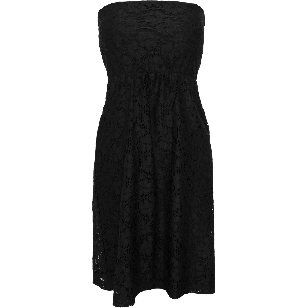 Urban Classics - Laces Kurzes Kleid - Schwarz